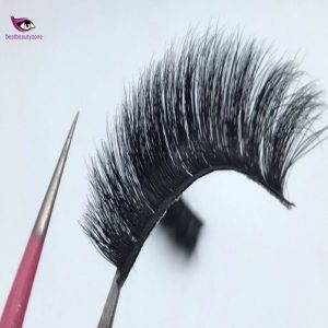 how to apply false eyelashes for the first time