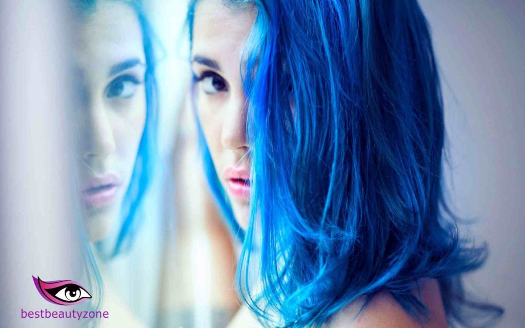 tips for dying hair blue