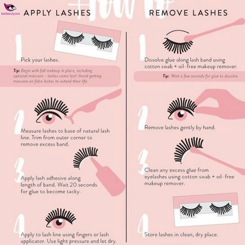 cleaning fake lashes